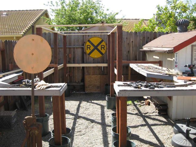 the new posts are 8 feet tall for the new logging area Mountain